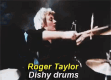 Rodger Taylor Dishy Drums GIF - Rodger Taylor Dishy Drums Queen GIFs