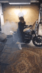 Harley Davidson Burnout Mullet Motors GIF