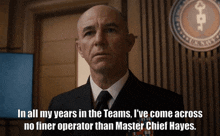 In All My Years In The Teams I'Ve Come Across No Finer Operator Than Master Chief Hayes GIF - In All My Years In The Teams I'Ve Come Across No Finer Operator Than Master Chief Hayes Seal Team GIFs