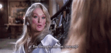 Meryl Streep Brought This To Yourself GIF - Meryl Streep Brought This To Yourself Death Becomes Her GIFs