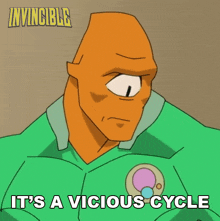 It'S A Vicious Cycle Allen The Alien GIF - It'S A Vicious Cycle Allen The Alien Invincible GIFs