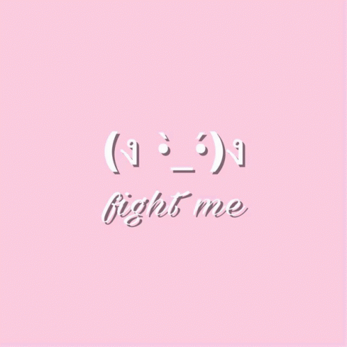 Fight Me Emoji GIF - Fight Me Emoji Pink - Discover & Share GIFs