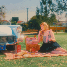 Having A Picnic On My Own Allison Ponthier GIF - Having A Picnic On My Own Allison Ponthier Autopilot Song GIFs