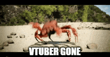 Vtuber Gone Crab Dance GIF - Vtuber Gone Vtuber Crab Dance GIFs