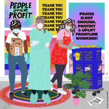 Protect Uplift Frontline Workers Continue Staying Home GIF - Protect Uplift Frontline Workers Continue Staying Home Stephanie Medeiros GIFs