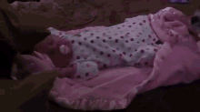 Dog Taking Care Of Sleeping Baby GIF - Cute Baby Adorable GIFs