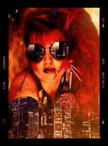Cyndi Lauper Fire GIF - Cyndi Lauper Fire Flames GIFs