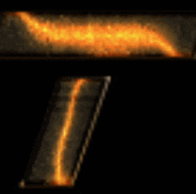 the number 5 is on fire in a dark room
