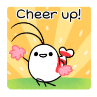 Cheer Up Cheering Sticker