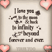 I Love You To The Moon And Back GIF - I Love You To The Moon And Back Love GIFs