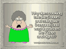 Old Lady Why Does Cooking Take Like6hours GIF - Old Lady Why Does Cooking Take Like6hours Eating3seconds GIFs