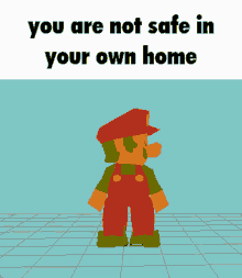 Mario Threatening GIF