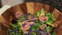 Edible Flower Salad GIF - Edilbleflowers Salad Fresh GIFs