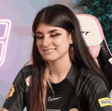 Que Fue Eso Abby GIF - Que Fue Eso Abby Giants Gaming GIFs