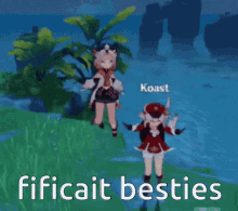 Fificait Diona And Klee GIF - Fificait Diona And Klee Klee And Diona GIFs