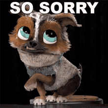 So Sorry Perro GIF - So Sorry Perro Puss In Boots The Last Wish GIFs