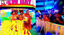 Pour Food The New Day GIF - Pour Food The New Day Entrance GIFs