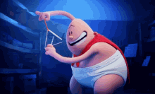Captain Underpants Triangle GIF
