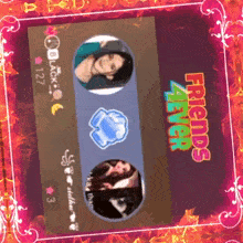 a screenshot of a game that says friends 4ever