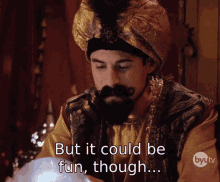 Fortune Teller It Could Be Fun GIF - Fortune Teller It Could Be Fun Smiles GIFs