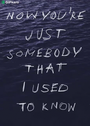 Someone I Used To Be