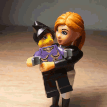 Lego Anime Hug GIF - Lego Anime Hug Doll GIFs