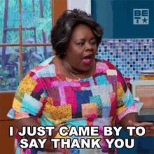 I Just Came By To Say Thank You Ella Payne GIF - I Just Came By To Say Thank You Ella Payne House Of Payne GIFs