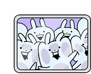 Usagy Usagyuuun Sticker - Usagy Usagyuuun Bunny Stickers