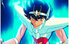 pegasus anime saint seiya power punch