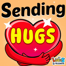 Sending Hugs Air Hug GIF