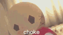 anime choke