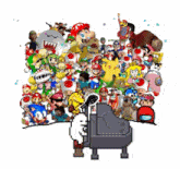 Mario Mario Party GIF - Mario Mario Party Dance GIFs