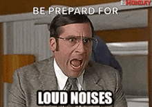 Loud Noises GIF - Loud Noises Anchorman GIFs