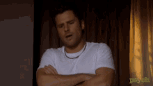 Shawn Spencer James Roday GIF - Shawn Spencer James Roday Crossed Arms GIFs