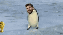 Messi Rusia2018 Penguin GIF - Messi Rusia2018 Penguin Slides GIFs
