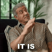 It Is What It Is Sylvester Stallone GIF - It Is What It Is Sylvester Stallone The Family Stallone GIFs