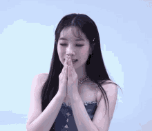 Dahyun Praying GIF - Dahyun Praying Twice GIFs