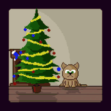 Cat Christmas Tree GIF - Cat Christmas Tree Xmas GIFs