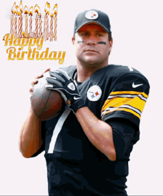 Ben Roethlisberger Happy Birthday GIF - Ben Roethlisberger Happy Birthday  Pittsburgh Steelers - Discover & Share GIFs