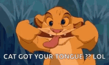 Silly Faces Simba GIF