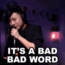 Its A Bad Bad Word Stanley Li GIF - Its A Bad Bad Word Stanley Li Djravine GIFs