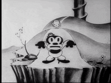 a black and white drawing of a monkey with the number 80 on his head