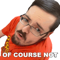 Of Course Not Ricky Berwick Sticker - Of Course Not Ricky Berwick Absolutely Not Stickers