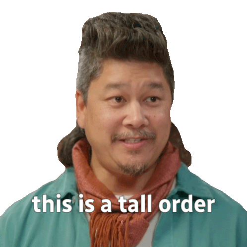 This Is A Tall Order Brendan Tang Sticker - This Is A Tall Order Brendan Tang The Great Canadian Pottery Throw Down Stickers