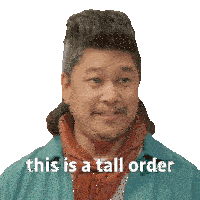 This Is A Tall Order Brendan Tang Sticker - This Is A Tall Order Brendan Tang The Great Canadian Pottery Throw Down Stickers