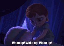 Frozen Princess Anna GIF - Frozen Princess Anna Wake Up GIFs