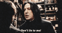 Snape Lie GIF - Snape Lie Alan Rickman GIFs
