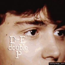 Johnny Depp De Double P GIF - Johnny Depp De Double P Young GIFs