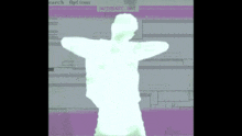 a computer screen shows a person dancing in front of a screen that says autoexec.bat