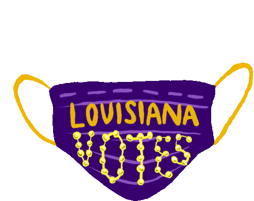 Louisiana Votes Vote Sticker - Louisiana Votes Louisiana Vote Stickers